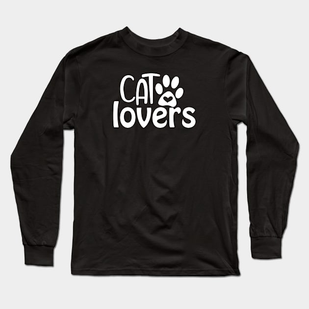 Cat Lovers - Gift For Cat Lover Long Sleeve T-Shirt by xoclothes